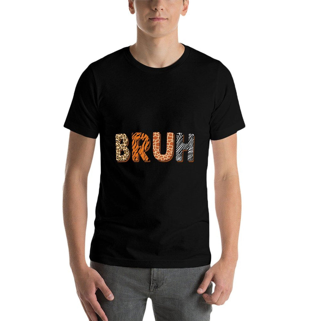 Safari Bruh Zookeeper Funny Animals Wildlife Boys Kids Girls  Slim-fit Cut T-Shirt
