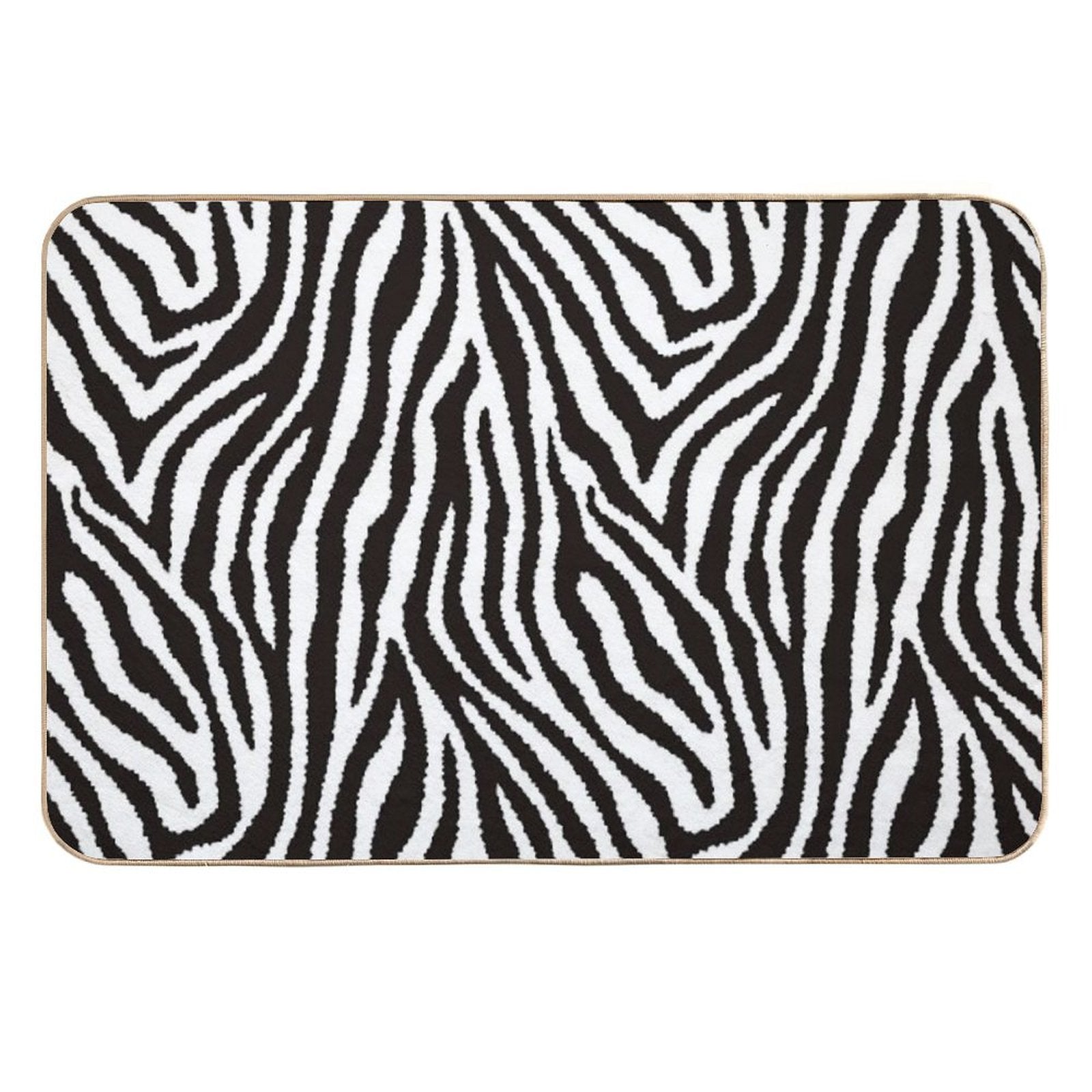 Zebra Pattern  Pet-Safe Bath Mat