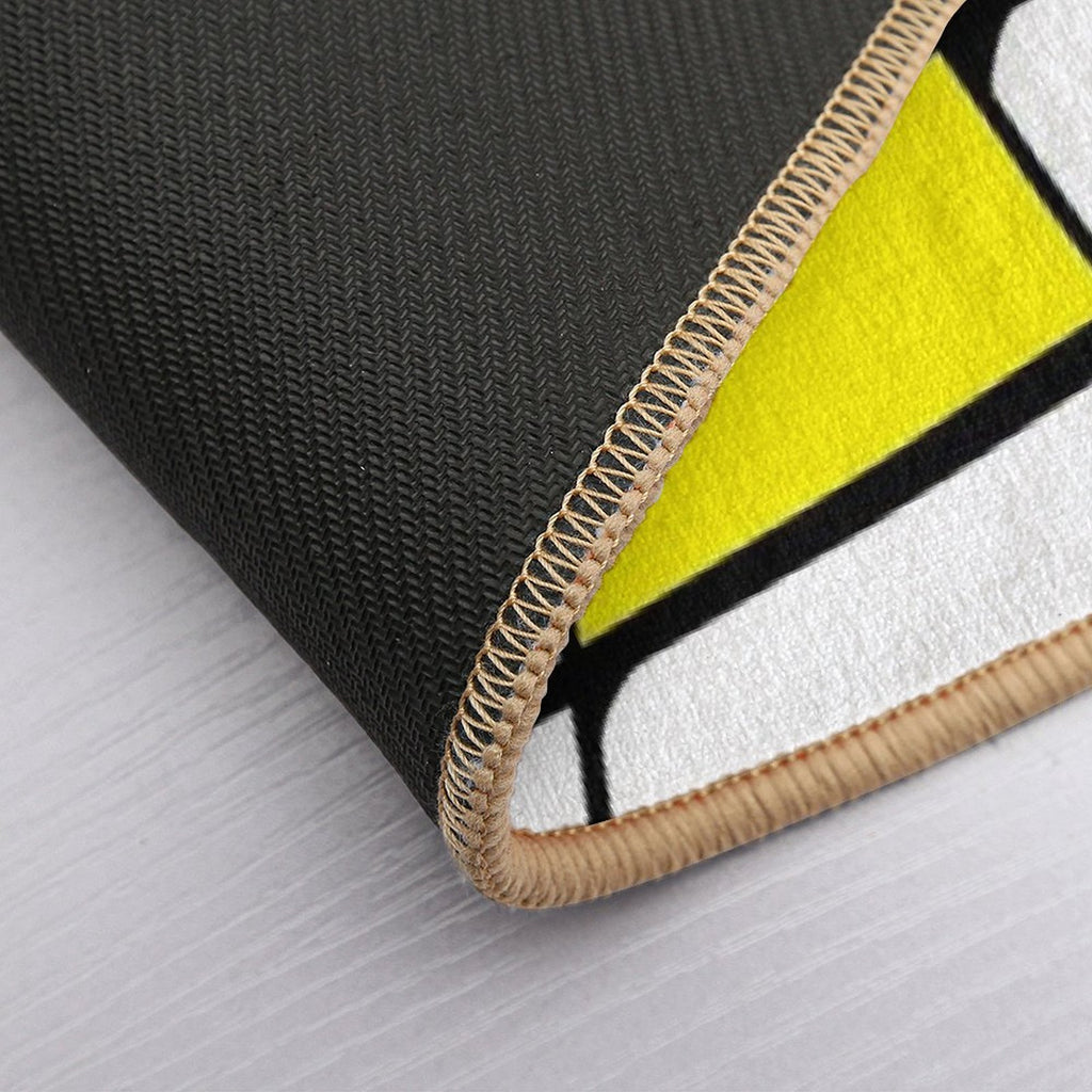 Miro-inspired Abstract  Odorless Bath Mat