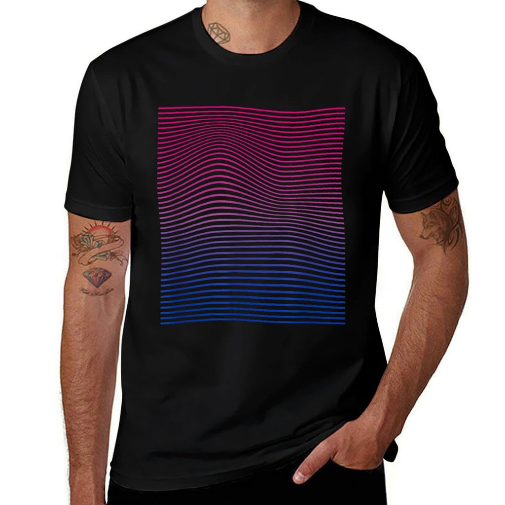 Bisexual Pride Subtle Bi  Tagless Design T-Shirt