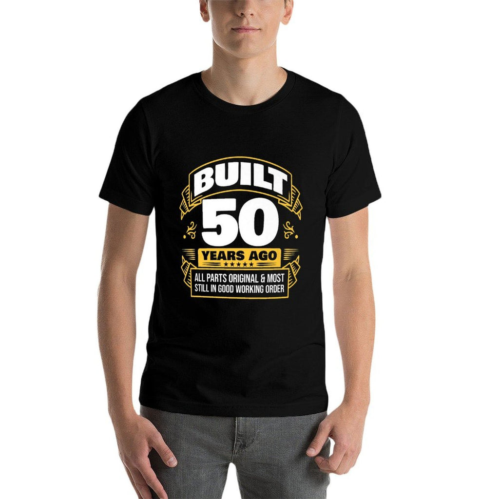 Mens 50th Birthday Premium  Breathable T-Shirt