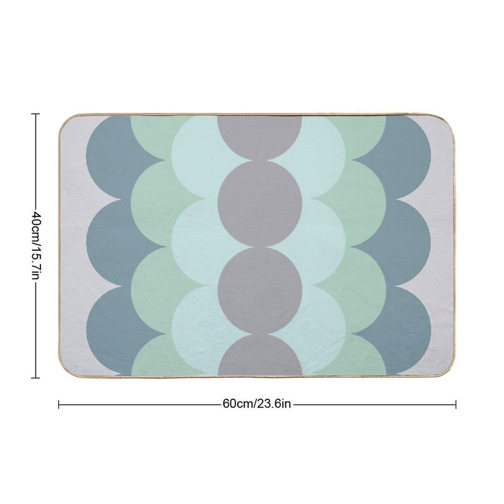 Gradual Mint  Long-Lasting Bath Mat
