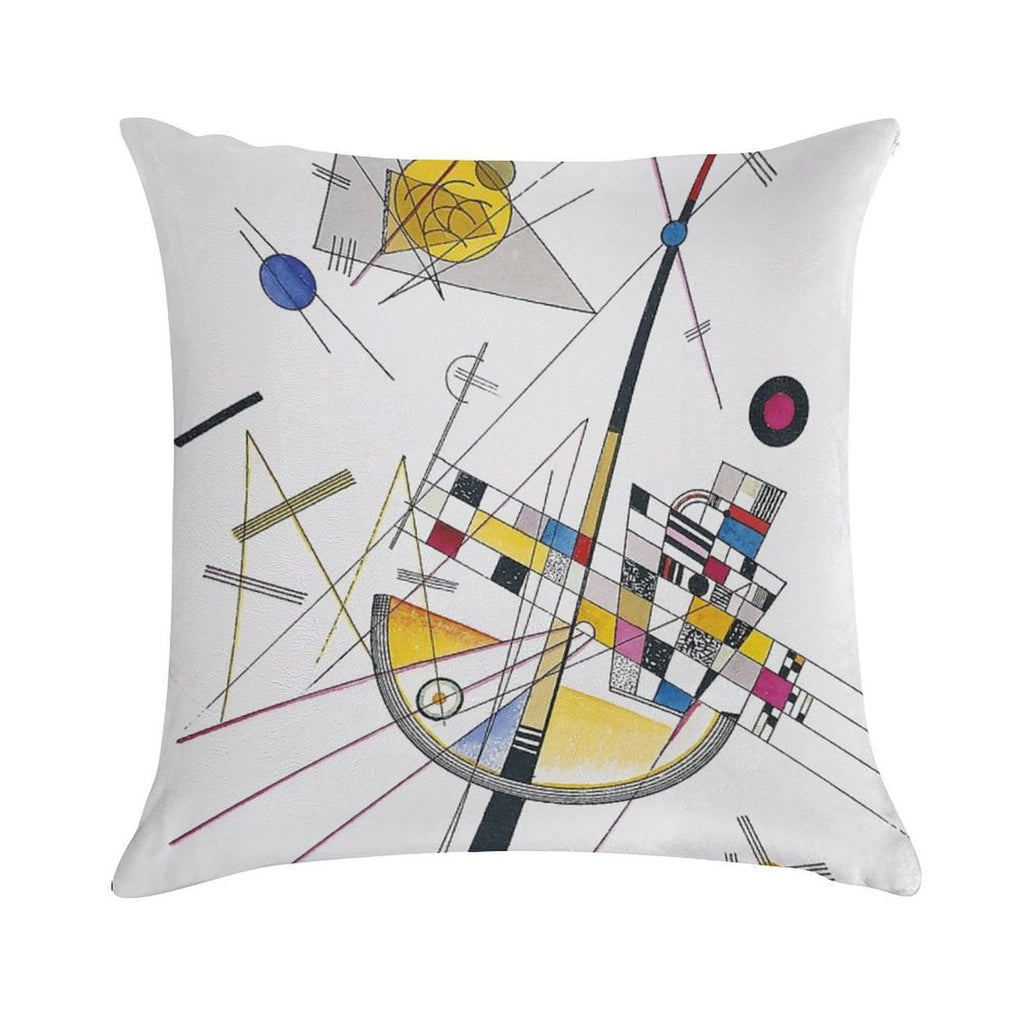 Wassily Kandinsky Delicate Tension Soft Gift Ready Throw Pillow