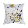 Wassily Kandinsky Delicate Tension Soft Gift Ready Throw Pillow