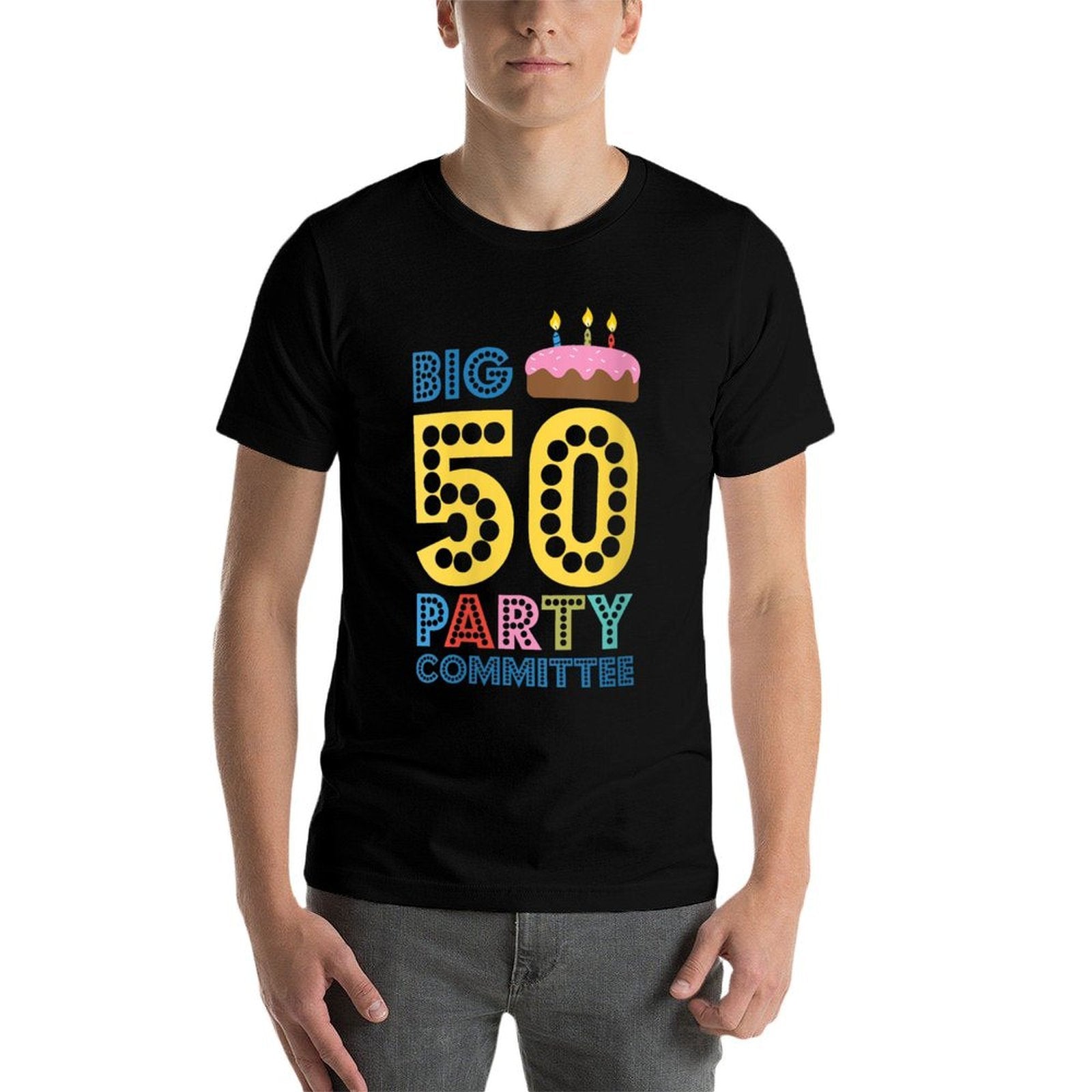 Womens Big 50 Party Committee Over The Hill 50th Birthday Party  Tagless Design T-Shirt