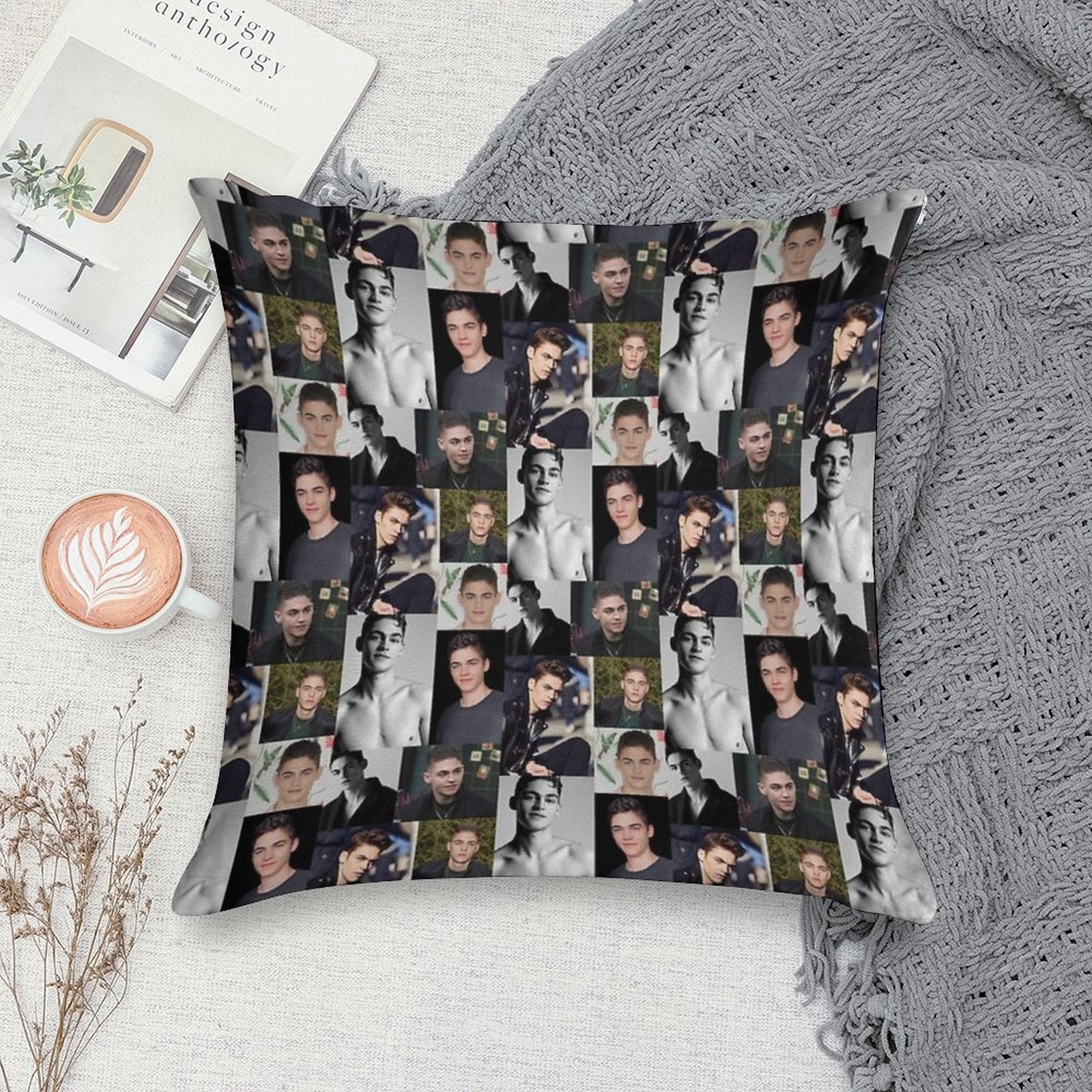 Hardin Scott Photo Edit Soft Reinforced Edging Throw Pillow