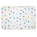Rock Climbing Boulder Hold Pattern  Repositionable Bath Mat