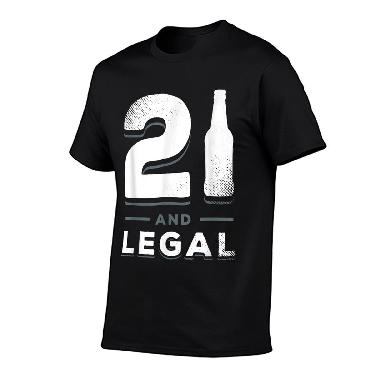 21 Year Old Birthday Gift Him Her Funny 21st Birthday Drink  Slim-fit Cut T-Shirt