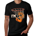 Im 3 Basketball Theme Birthday Party Celebration 3rd  Slim-fit Cut T-Shirt