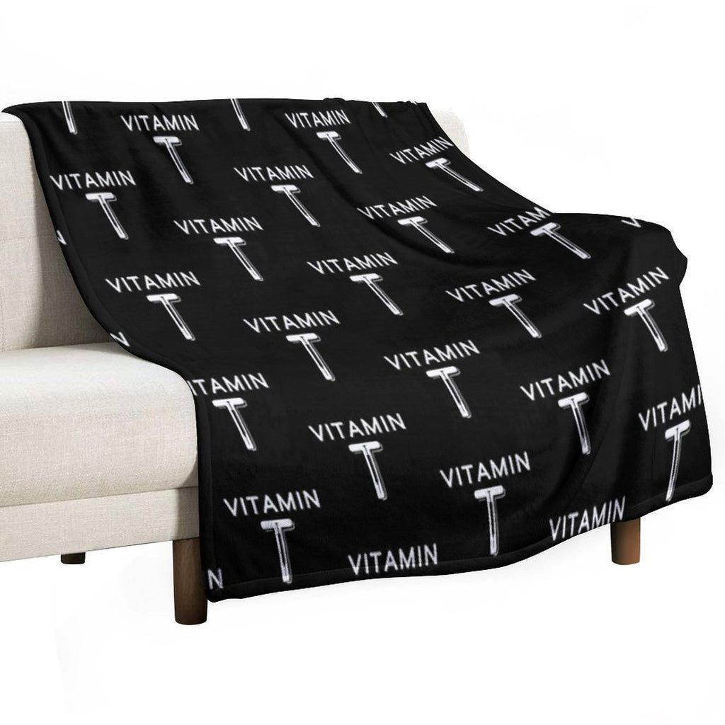 Trans Vitamin T Shrink-resistant Throw Blanket