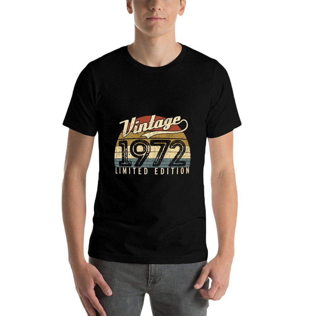 Vintage 1972 Limited Edition 50 Years Old 50th Birthday  Vintage-inspired T-Shirt