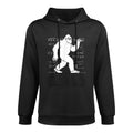 Funny Bigfoot Math Pun For Teachers Students Pi Day Cotton-Polyester Blend Hoodie