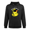 Big Duck Energy  Funny Rubber Ducky Apparel Kangaroo Pocket Hoodie