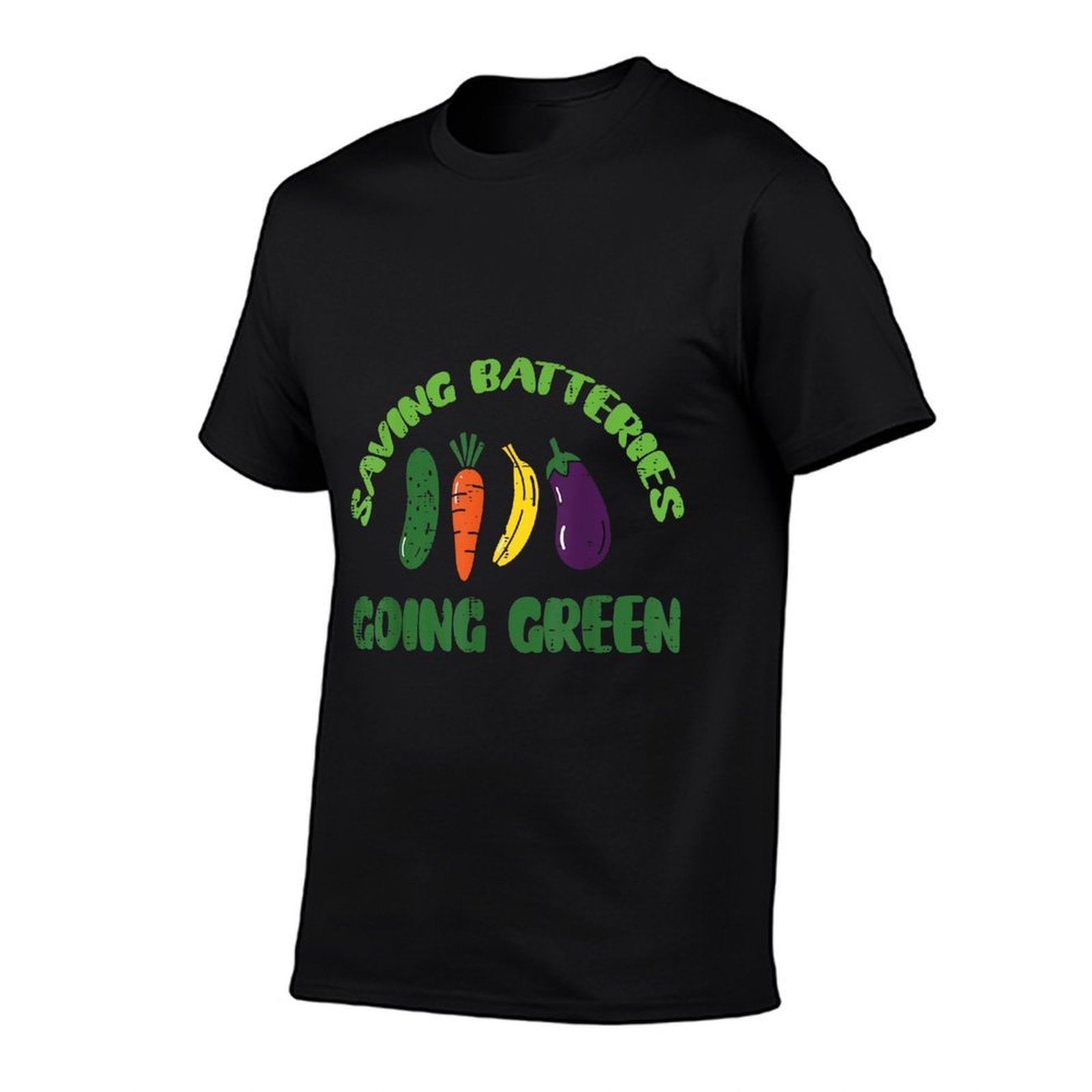 Saving Batteries Going Green Funny Inappropriate Humor Women  Stretchy T-Shirt
