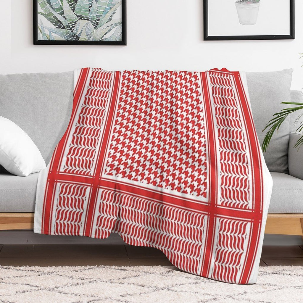 Shemagh & Ghutra Gift-ready Throw Blanket