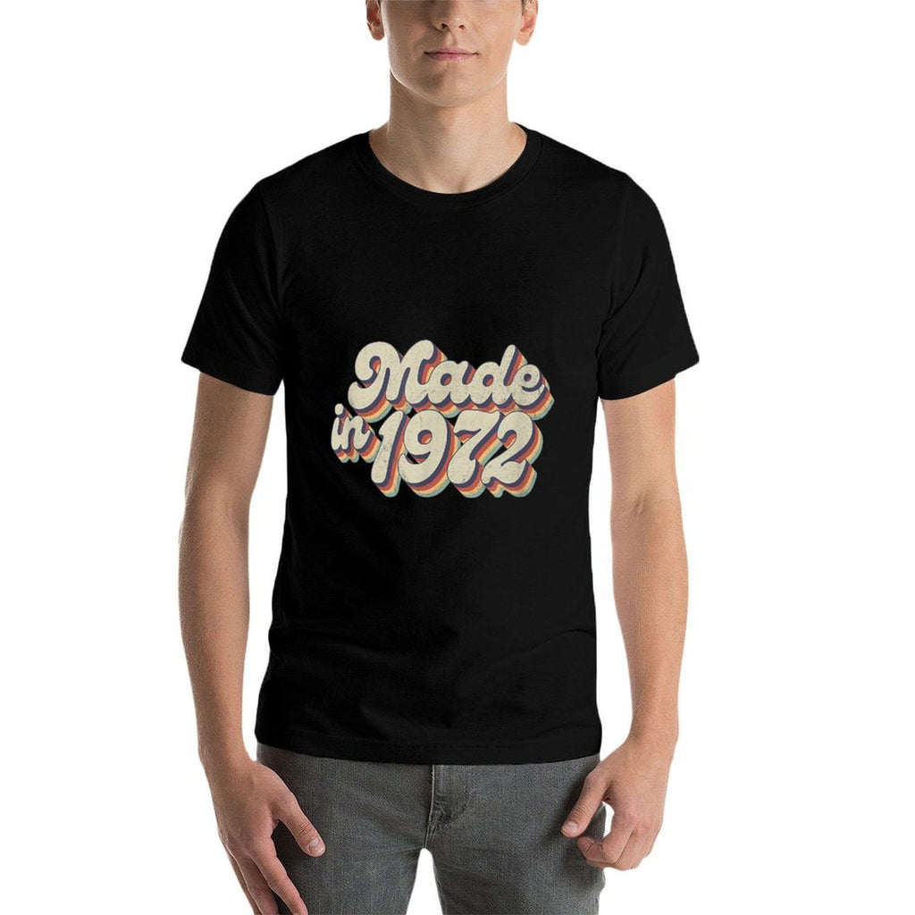 70s Made in 1972 - 50 Year Old - Vintage 50th Birthday  Lightweight T-Shirt