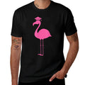 Graduate Cute Pink Flamingo Graduation  Wrinkle-resistant T-Shirt