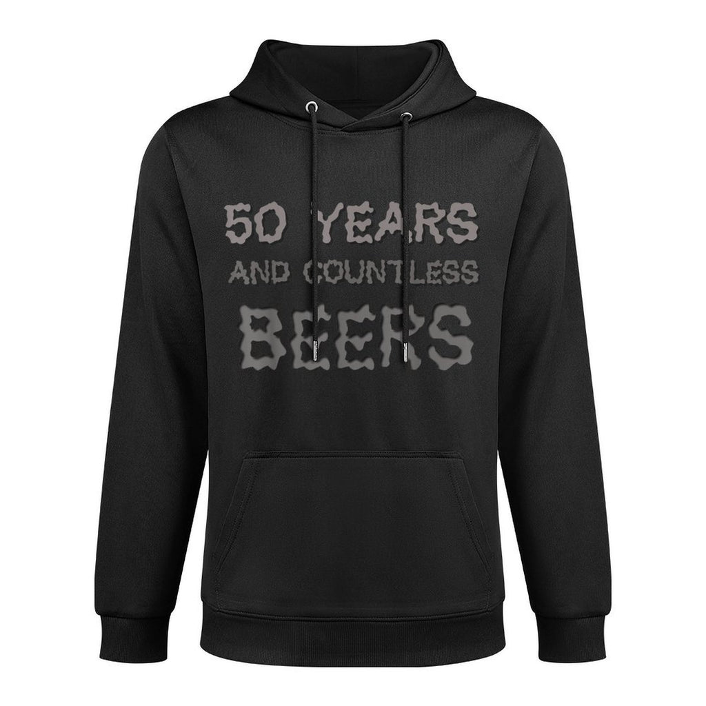 Mens 50th Birthday,Countless Beers Funny T Shirt Gift Easy Care Hoodie