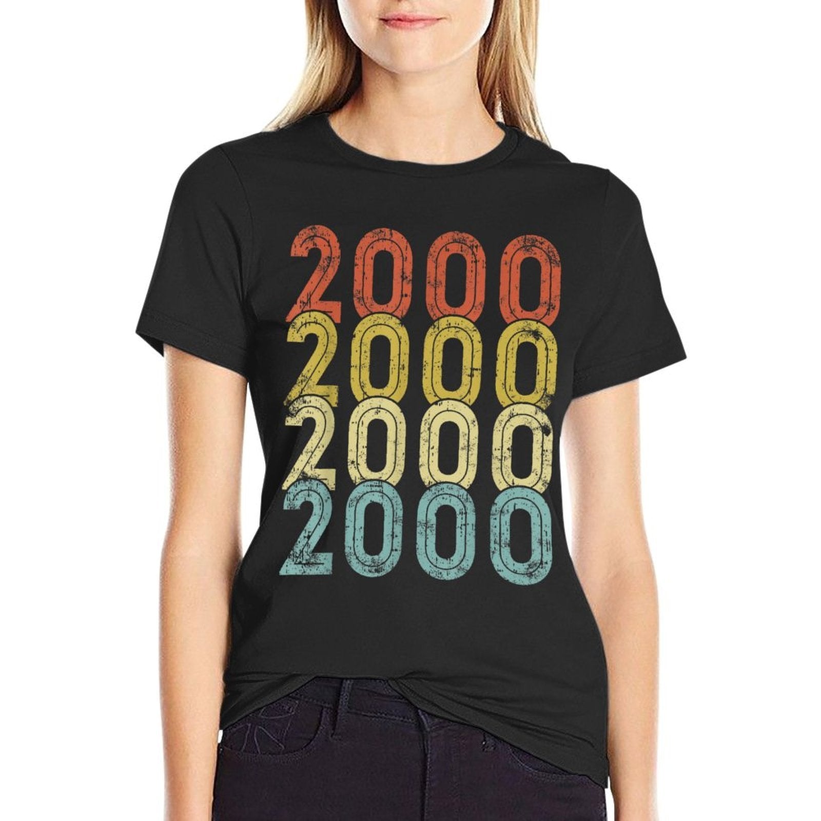 25 Year Old Birthday Vintage 2000 25th Birthday  Odor-resistant T-Shirt