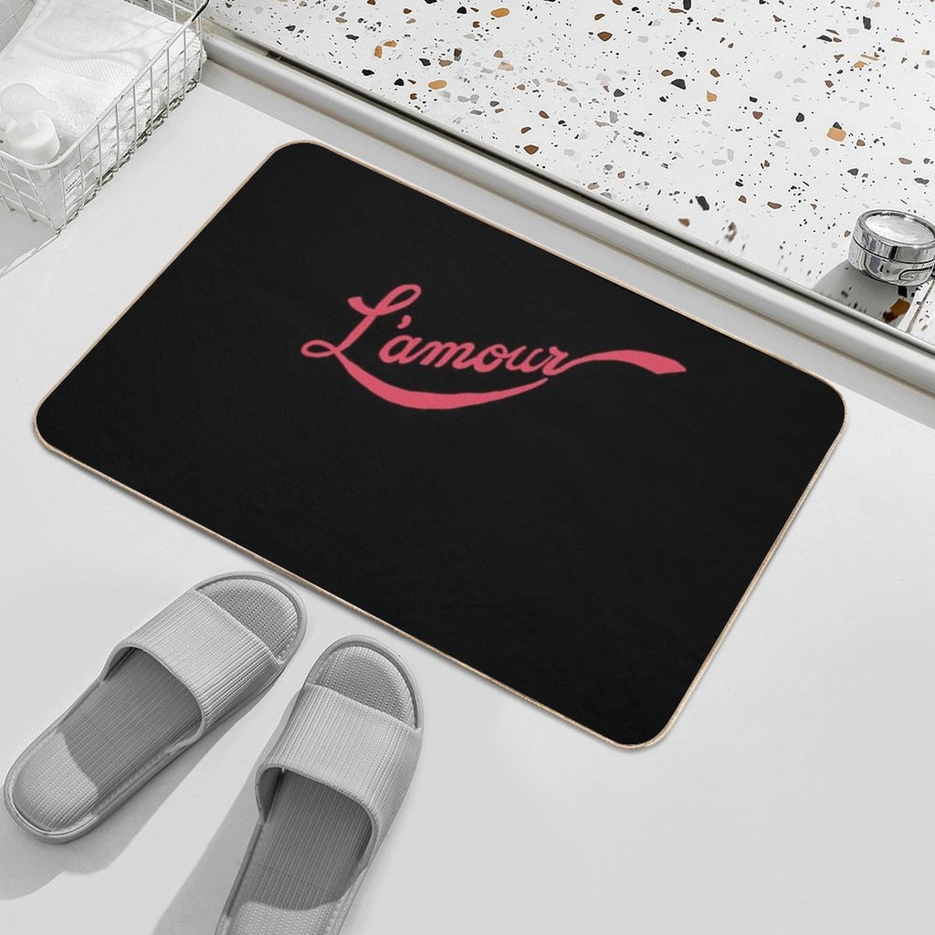 L'amour-Moulin-Rouge  Absorbent Bath Mat