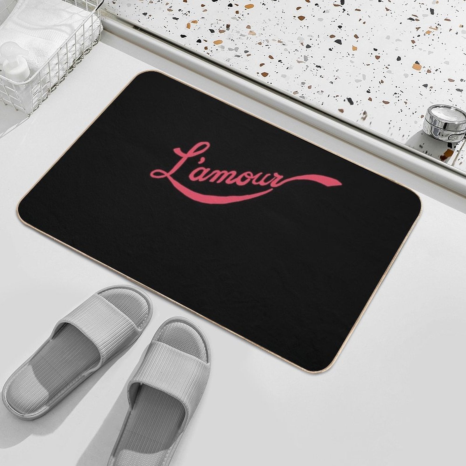 L'amour-Moulin-Rouge  Absorbent Bath Mat