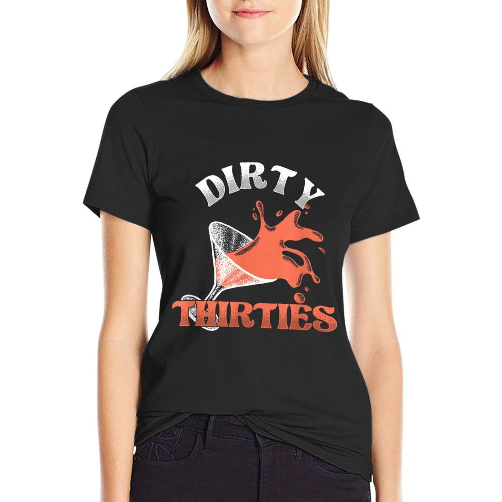 Dirty Thirties  30 Years Old  30th Birthday Party  Lightweight T-Shirt