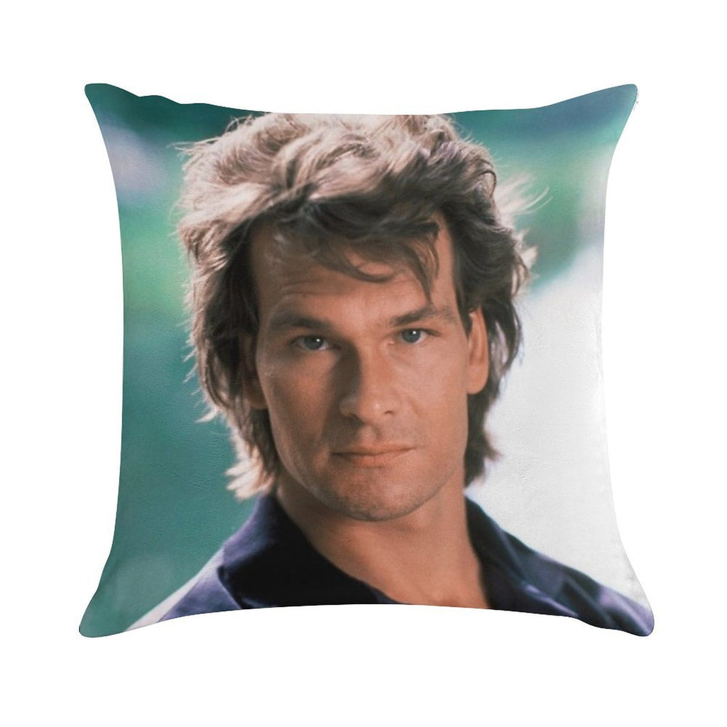 Patrickl Swayze Soft Shrink-Resistant Throw Pillow
