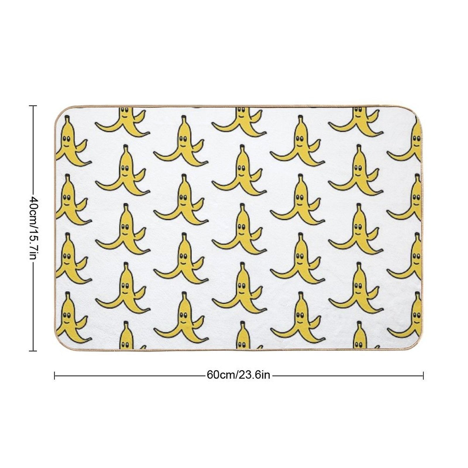 Banana  Pet-Safe Bath Mat