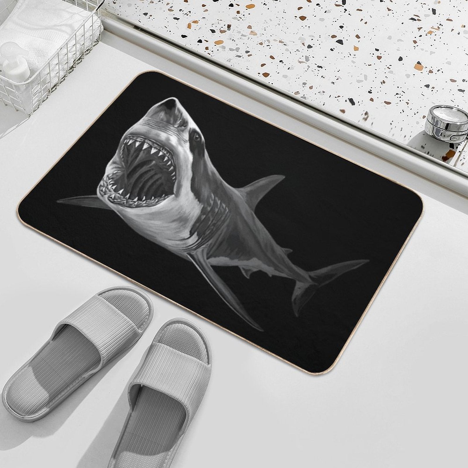Great White Shark  Versatile Bath Mat