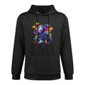 Cat Unicorn Riding Dinosaur Monster Truck All-Day Comfort Hoodie