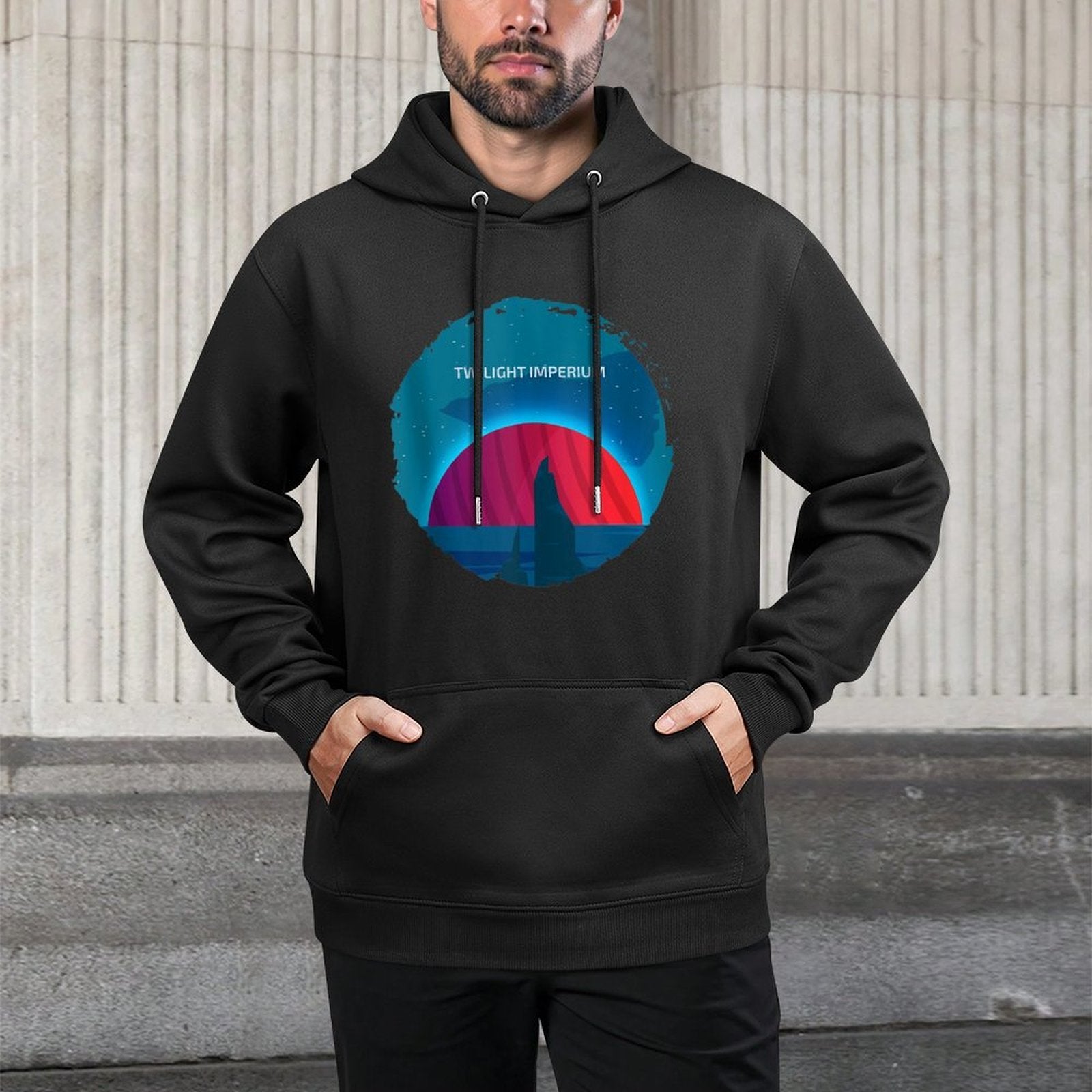 Twilight Imperium -Board Game Design-Tabletop Gaming Clothes Adjustable Hood Hoodie