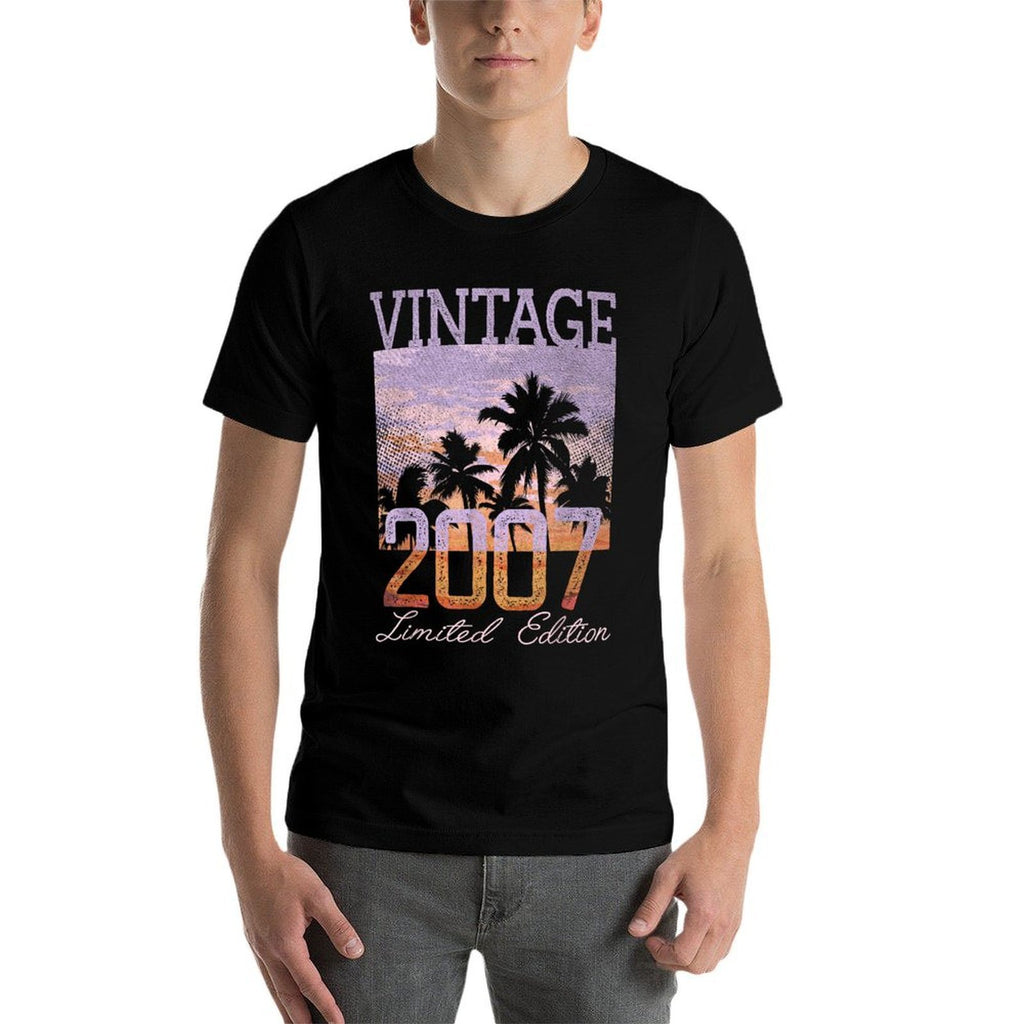 Vintage 2007 Limited Edition 18th Birthday 18 Year Old Gifts  Soft T-Shirt