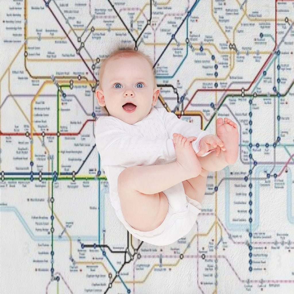Subway - London Eco-conscious Throw Blanket