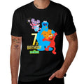 Sesame Street 7th Birthday  Affordable Price T-Shirt