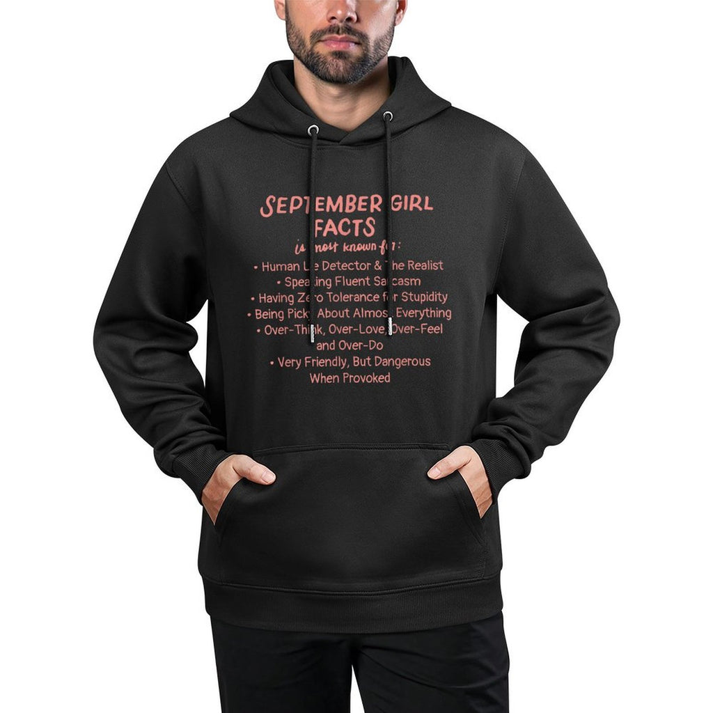 September Girl Facts Birthday Gifts Born In September Virgo Colorfast Hoodie