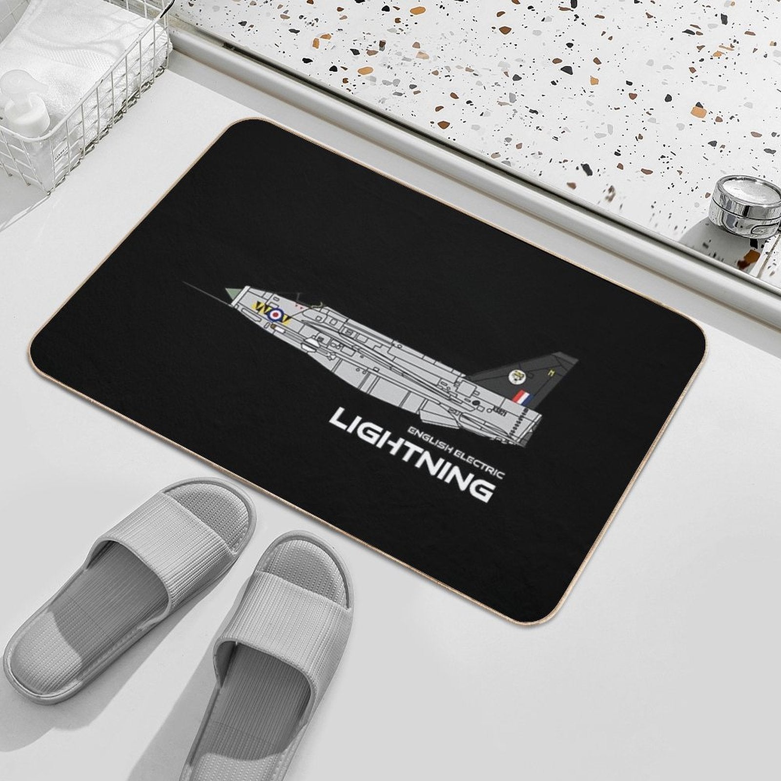 English Electric Lightning (74 Sqd RAF)  Multi-Purpose Bath Mat