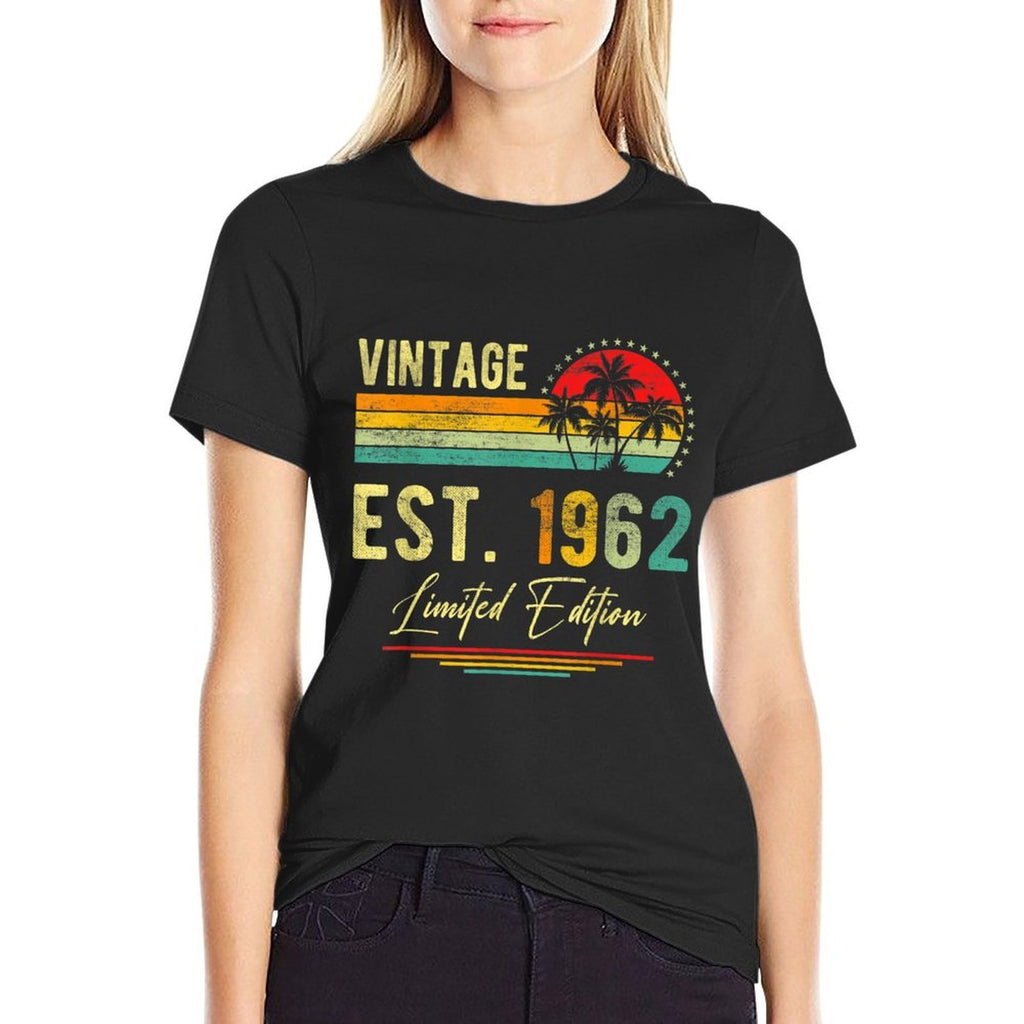 Vintage 1962 Retro 60 Years Old Being Awesome 60th Birthday  Vintage-inspired T-Shirt