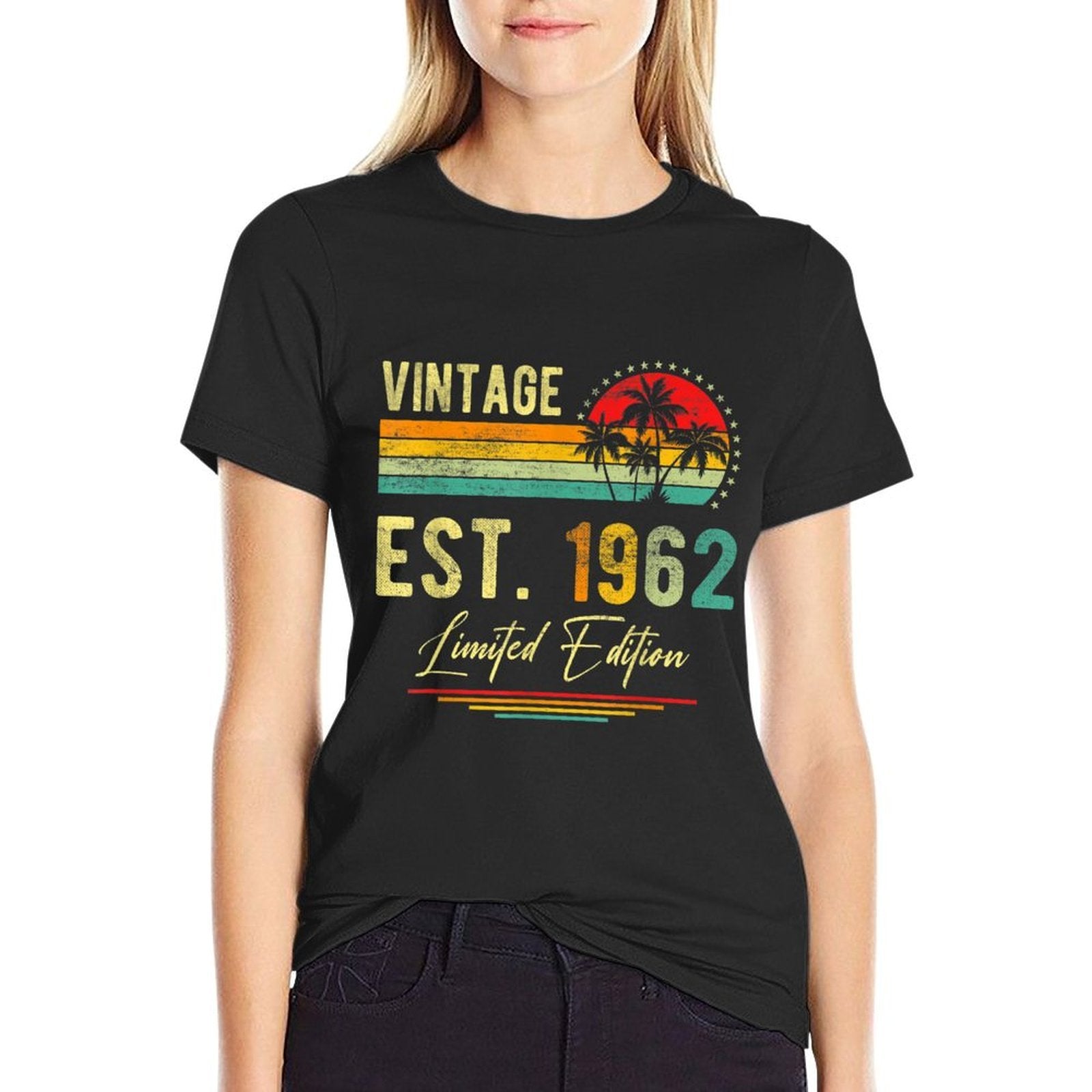 Vintage 1962 Retro 60 Years Old Being Awesome 60th Birthday  Vintage-inspired T-Shirt