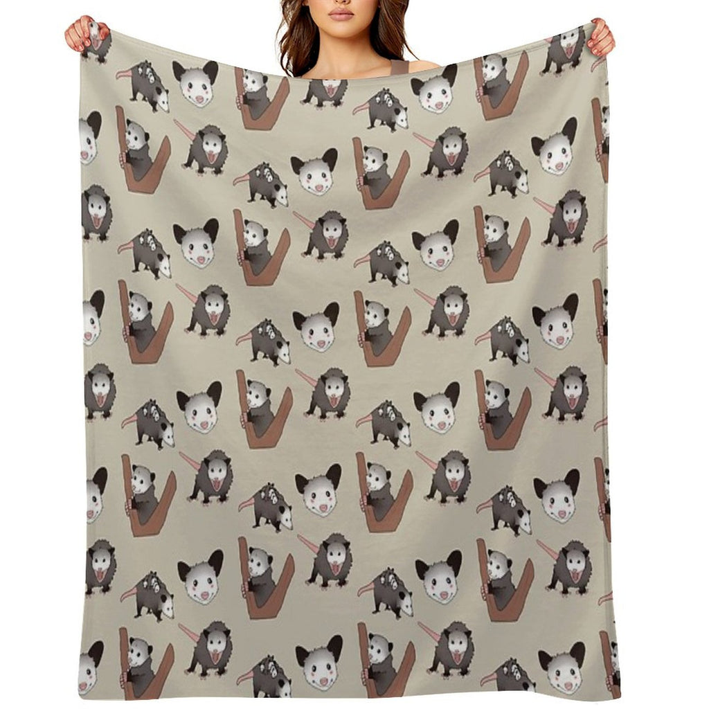 Opossums Pack Comfort Throw Blanket