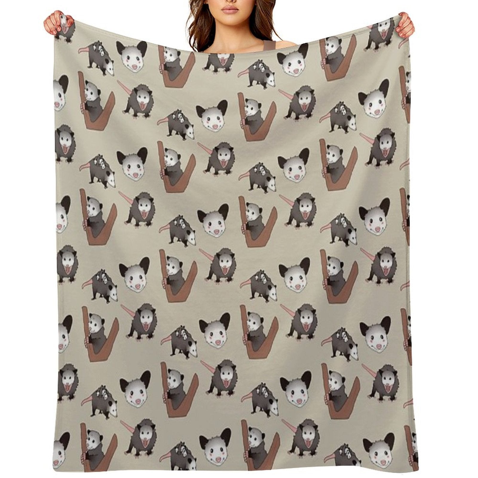 Opossums Pack Comfort Throw Blanket