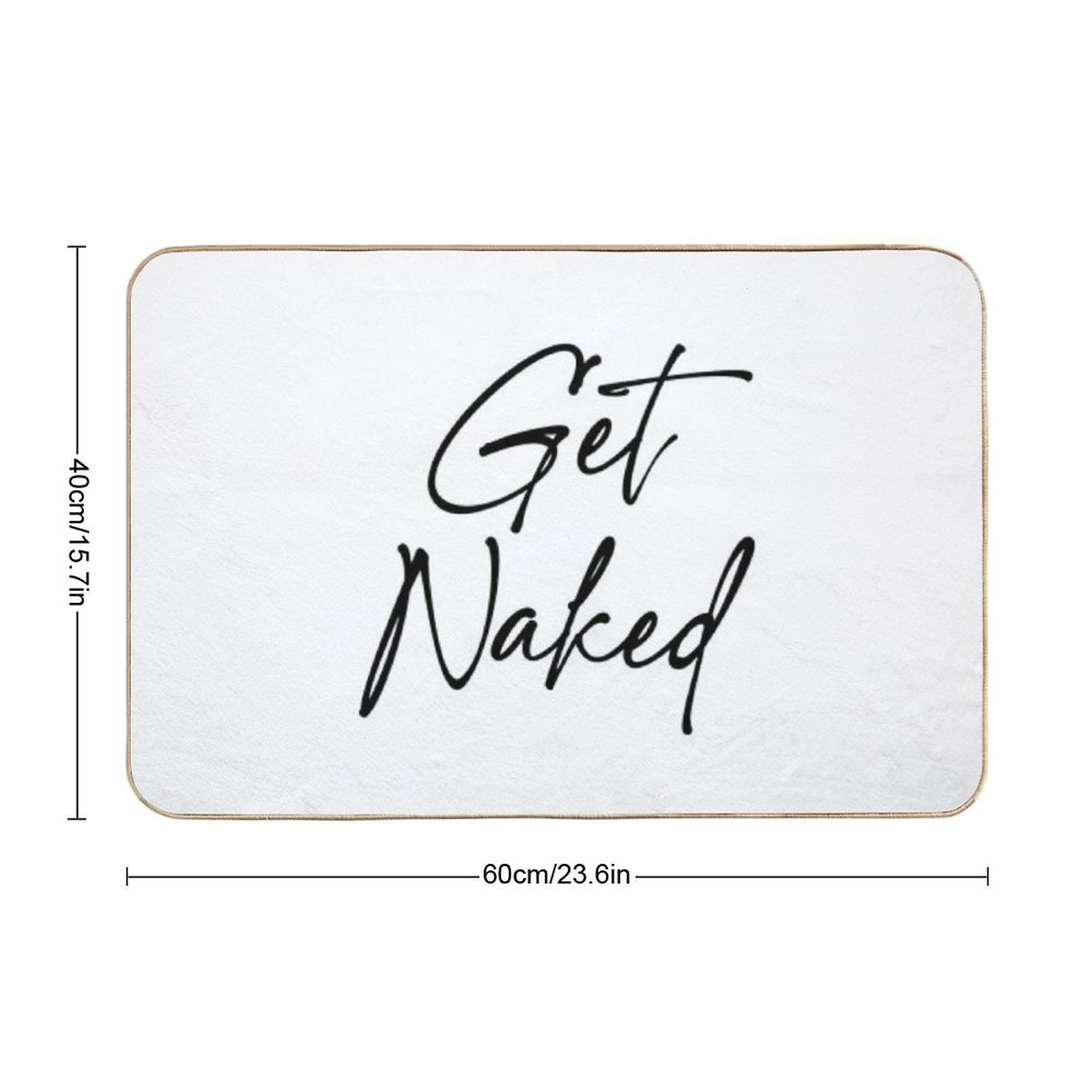 Get Naked, Home Decor,  Toxin-Free Bath Mat