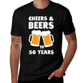 Cheers And Beers to 50 Years 50th Birthday  Eco-friendly Material T-Shirt