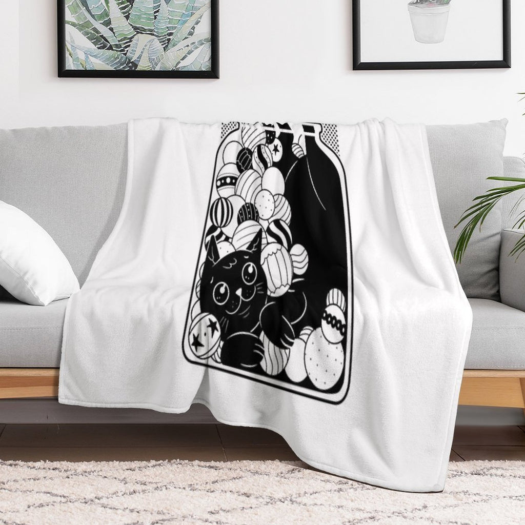 Jingle Cat All-season Throw Blanket