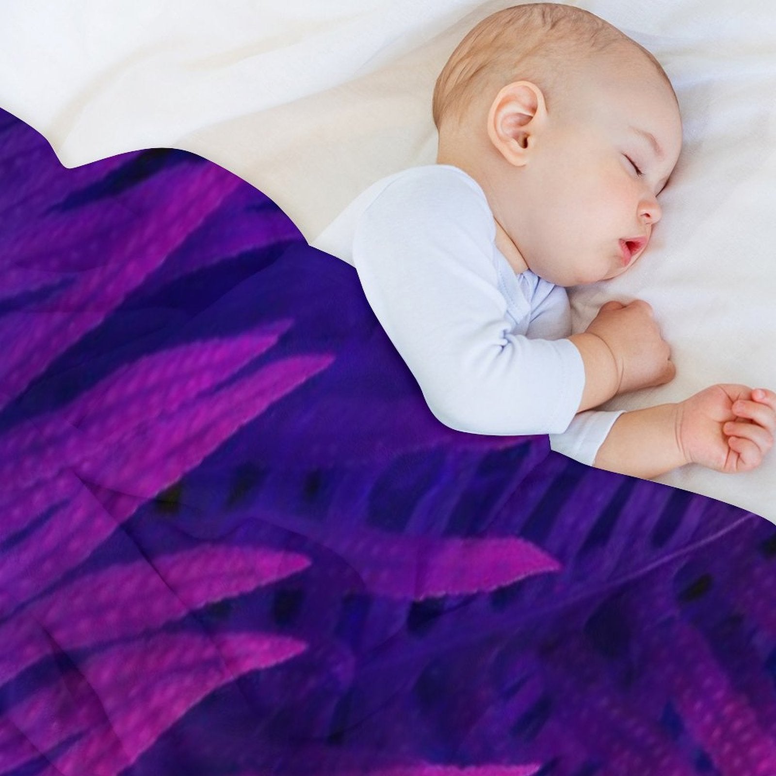 Ferns Plush Throw Blanket