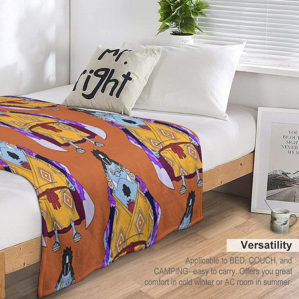 Jinbe (Wanokuni) Anti-pilling Throw Blanket