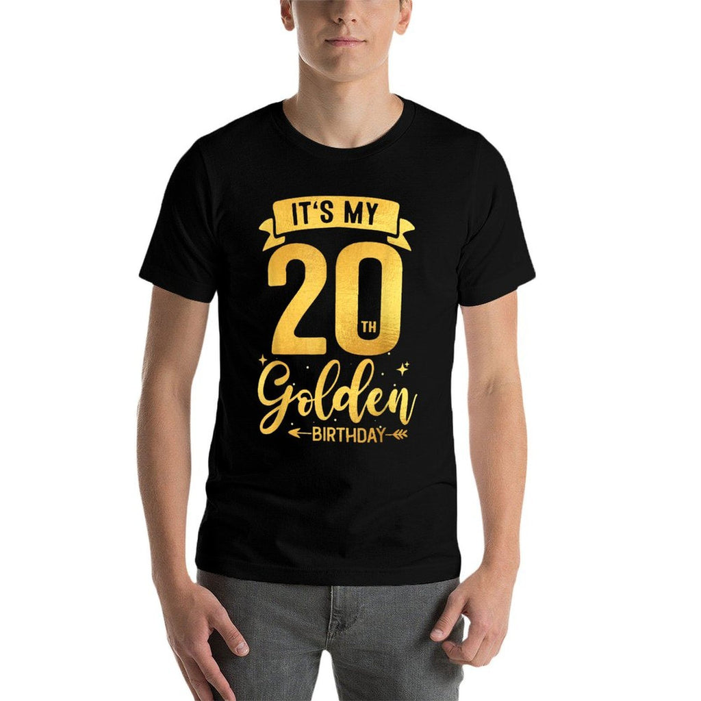 20th Birthday It's My 20th Golden Birthday  Slim-fit Cut T-Shirt