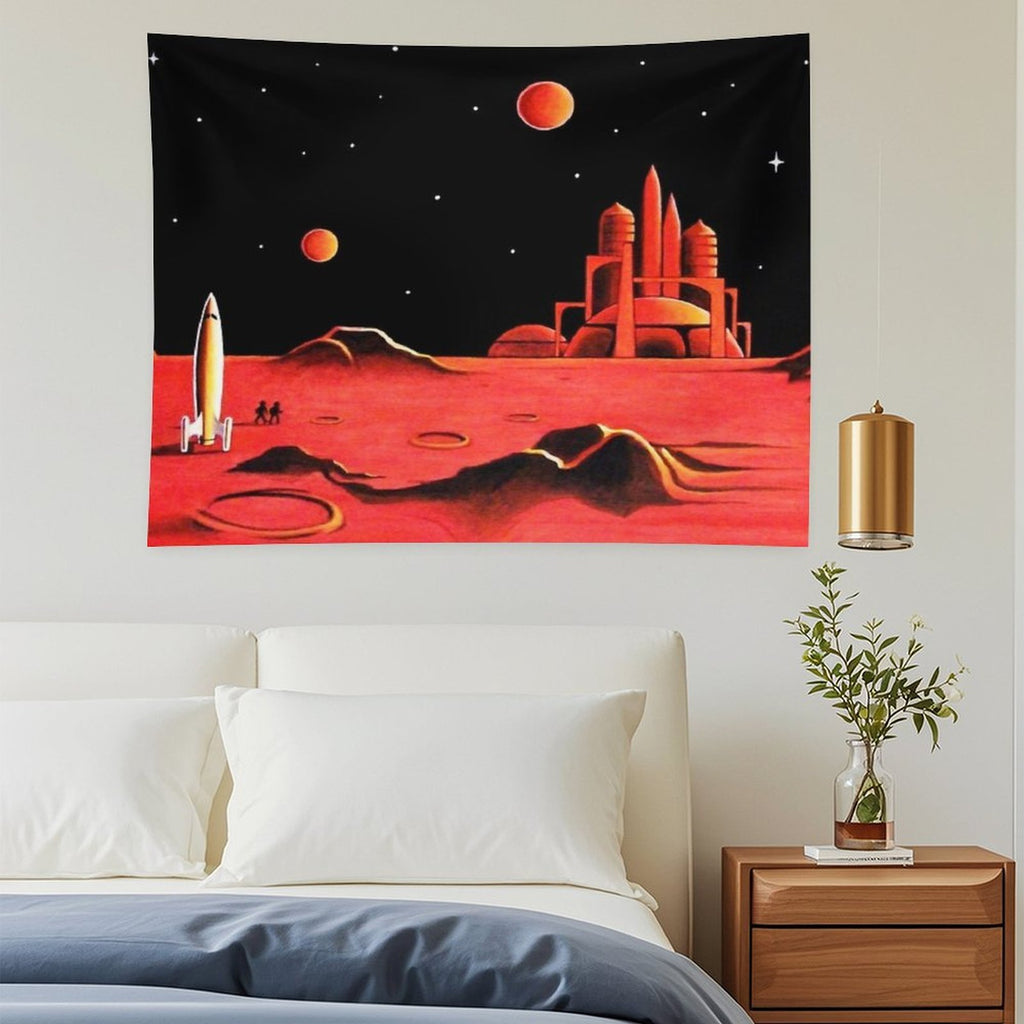 CITY ON MARS Tapestry