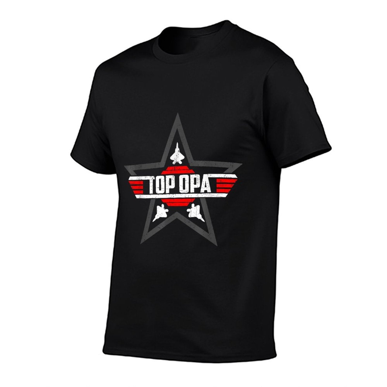 Top Opa from Son Daughter Grandpa Fathers Day  Fade-proof Color T-Shirt