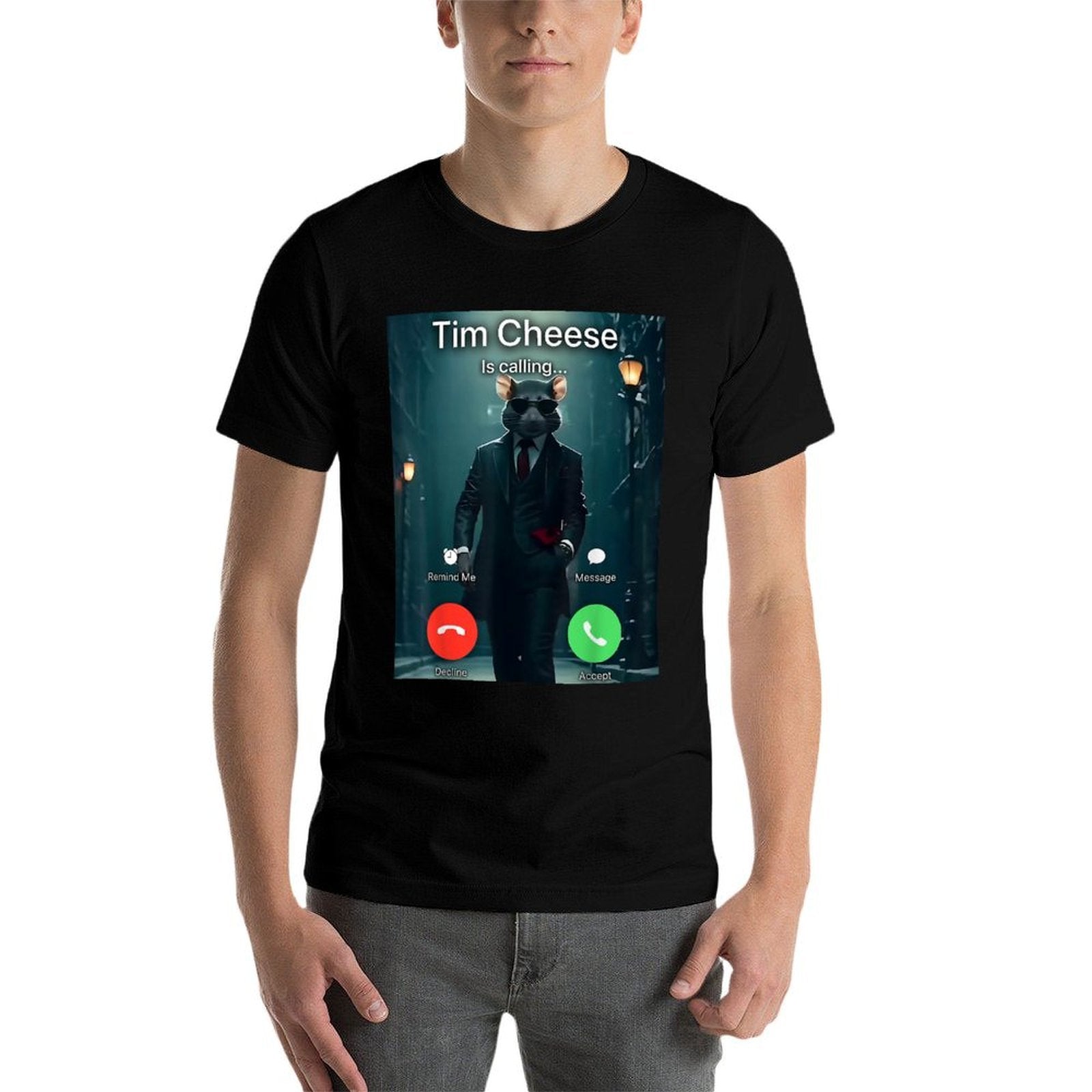 Tim Cheese Meme  Graphic-printed T-Shirt