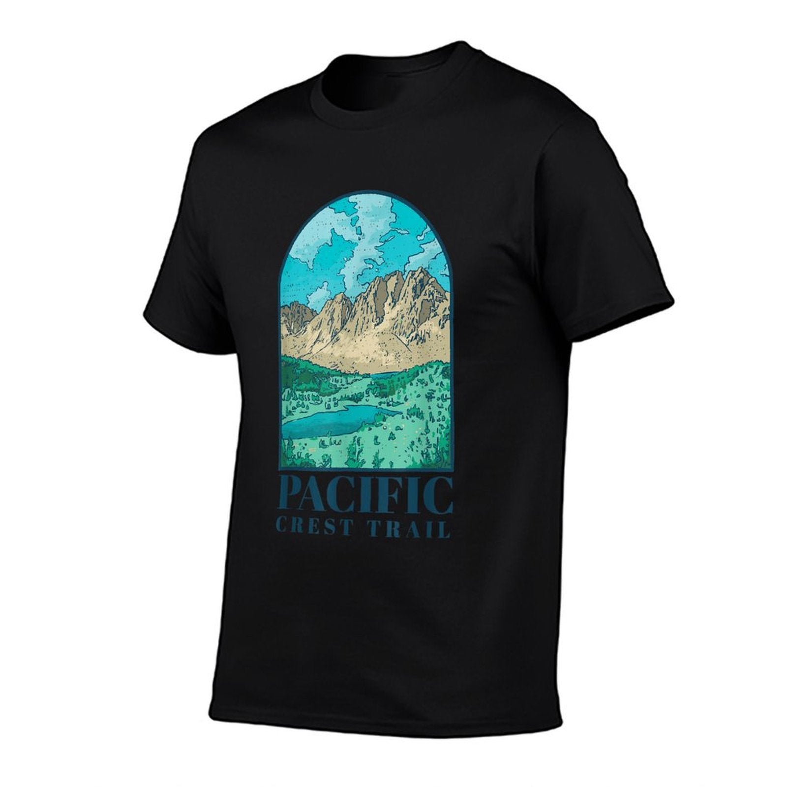 Pacific Crest Trail Scenic Landscape  Relaxed-fit T-Shirt